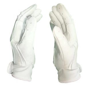 Guantes de bateo de béisbol de cuero Cabretta duraderos Guantes de entrenamiento deportivo Personalización Guantes de cuero genuino a precio razonable - Product Image 5