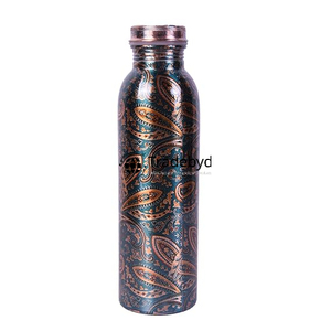 Botella ancha de cobre puro Ideal para la terapia de agua matutina de Tradebyd - Product Image 2