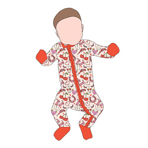 Vêtements pour enfants en gros, barboteuses, combinaisons, vêtements pour enfants en bambou, fermeture éclair double sens, imprimé western, barboteuses pour bébés, vêtements pour nouveau-nés - Product Image 2
