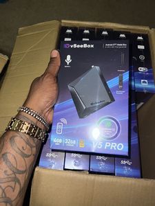 Nouveau vSeeBox V5 Pro original avec système de commande vocale intégré, Android 12, 4 Go de RAM, 32 Go - Product Image 4