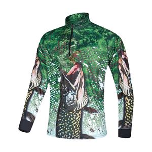 Maillots de pêche à séchage rapide par sublimation personnalisée vêtements de pêche 100% coton polyester nouveau design chemises de pêche d'été personnalisées - Product Image 2