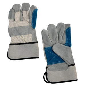 Guantes de cuero XL personalizados al por mayor para trabajos de protección de seguridad soldadura personalizable necesidades de protección de manos y brazos del fabricante - Product Image 1