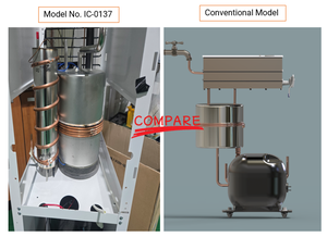 Meilleures ventes en Corée, système de refroidissement direct, structure de refroidissement en spirale compacte, refroidissement en temps réel, sans réservoir, faible consommation d'énergie - Product Image 2