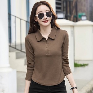 Mujeres algodón slim fit cuello en V manga corta transpirable cómodo suave casual verano básico moda todos los días camiseta - Product Image 5
