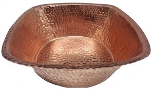 Elegante cuenco para servir de cobre pulido con atractivo vintage, el mejor para fiestas temáticas tradicionales y comidas formales - Product Image 4