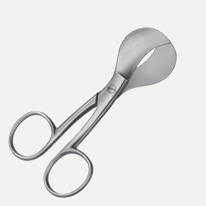 Ciseaux chirurgicaux manuels pour cordon ombilical Mod.USA, en acier inoxydable, instruments obstétricaux certifiés CE pour l'accouchement et l'utilisation médicale - Product Image 3