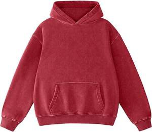 Wash Heavyweight Pullover Sweatshirt: Vintage Oversized <b>Hoodies</b> for Women, Men, and <b>Couples</b> - Product Image 2