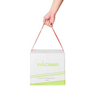 2 pulgadas, 90 yardas, 2,0 mil, cinta BOPP roja de un solo lado, cinta adhesiva acrílica de embalaje sensible a la presión para sellado de cartón 36RL/CS - Product Image 4