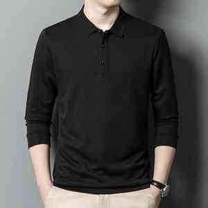 Personalizado 2025 hombres para Polos de gran tamaño de manga corta de manga larga de peso pesado 220gsm casual algodón poliéster estampado patrón - Product Image 4