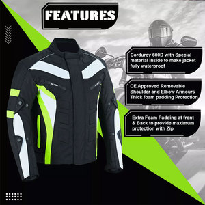 Blouson de moto pour homme, blouson textile de moto, Cordura, blouson de course pour motard, homologué, imperméable, toutes saisons, haute qualité - Product Image 6