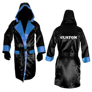 Best Selling Custom Design Gym Fighting Training Gown New Style <b>Boxing</b> <b>Robe</b> for Martial Arts - Product Image 3