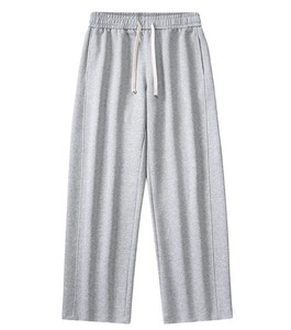 Fabricant de pantalons de survêtement lourds de qualité supérieure Pantalon de survêtement évasé à coupe décontractée à jambe droite vierge surdimensionné personnalisé - Product Image 2