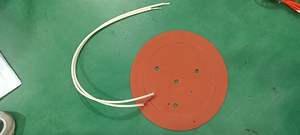 Intercambiadores de Calor industriales de silicona con forma personalizada, manta caliente industrial, calentador de goma de silicona para calefacción eléctrica - Product Image 6