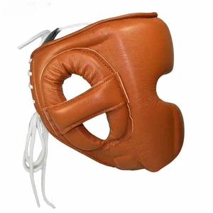 Protector de Cabeza de Boxeo de Cuero DUAL SPORT de Alta Calidad con Protector de Mejillas SI-HG-061 - Product Image 2