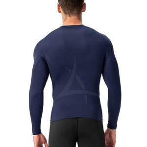 Camisetas de Compresión para Hombre, Ropa Deportiva Personalizada de Alto Rendimiento, Top para Surf, Entrenamiento, Transpirable, Ecológico, Spandex/Poliéster, Manga Larga - Product Image 3