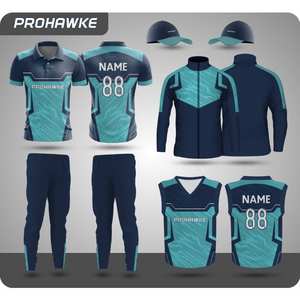 Uniformes de Cricket Personalizados de Alta Calidad a Bajo Precio de Prohawke Sports Wear / Kits de Cricket / Diseño de Uniformes de Cricket - Product Image 3