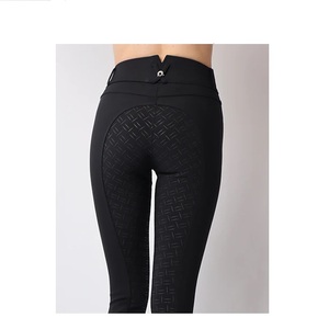 Pantalones de montar a caballo de cintura alta para mujer recién llegados, pantalones de montar de agarre completo, fabricación de ropa ecuestre - Product Image 5