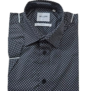 Conjunto de Traje de Baño con Botones para Hombre, Camisas y Pantalones Cortos de Playa Lisos de Verano, 100% Algodón Satinado, Combinación Perfecta para Vacaciones en la Playa - Product Image 3