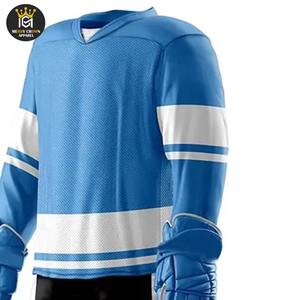 ชุดเสื้อเจอร์ซีย์ฮอกกี้น้ำแข็งทีมออกแบบได้เองชุดเสื้อและเครื่องแบบ100% โพลีเอสเตอร์สั่งทำได้ - Product Image 5