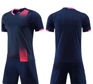 Maillots de football pour adultes en gros, impression personnalisée, unisexe, manches courtes, maillots de football respirants, séchage rapide, 100% polyester - Product Image 3