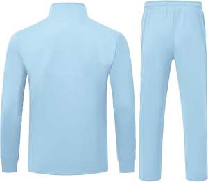 Survêtement de sport unisexe sur mesure à fermeture éclair intégrale, en polaire technique, pour l'hiver, la gym et le fitness, ensembles d'entraînement, taille XXL, vente en gros - Product Image 2