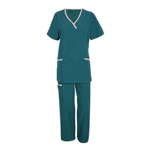 2025 nuevo estilo conjuntos de uniformes de hospital uniforme de enfermera ajuste Scrubs mujeres Spandex conjunto de uniformes de Enfermería Médica - Product Image 1