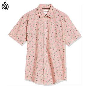 Wholesale Custom Buttons Pocket Casual <b>Beach</b> <b>Shirts</b> Printed OEM Spring Summer <b>men's</b> <b>shirts</b> - Product Image 1