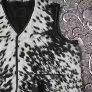High Street Customizable Design Cowhide Leather <b>Vest</b> Premium Quality Trending <b>Fashion</b> Wear Cowhide Leather <b>Vest</b> - Product Image 6