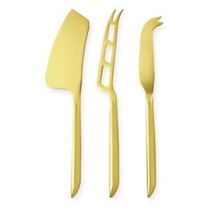 Elegante juego de servidor de queso de metal con mango de resina decorativo Herramientas de queso Esparcidor rebanador para banquete y cocina - Product Image 4