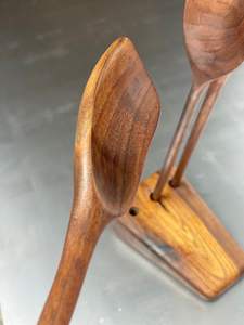 Premium Quality 3pcs Handmade Classic Wooden <b>Spoons</b> Set Lightweight Durable Long-Handled Spatula Utensils Kitchen Table Weddings - Product Image 4