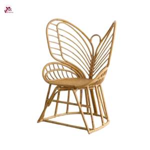 Modern Rattan Kid's Dining <b>Chair</b> Rattan Lounge <b>Chair</b> Kid's Flower Armchair Rattan <b>Vintage</b> Kid's Furniture - Product Image 5