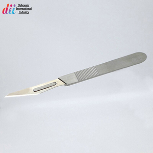 มีดผ่าตัดเหล็กคาร์บอนมีด้ามจับ | มีดผ่าตัดทางการแพทย์สำหรับการผ่าตัดแกะสลัก DIY โรงเรียนและเครื่องใช้สำนักงาน - Product Image 4