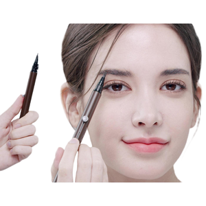 Premium CLICKA <b>Waterproof</b> Long-lasting Quick Drying Smudge Proof Liquid Eyebrow <b>Pen</b> with Automatic Lid for Natural Brows - Product Image 4