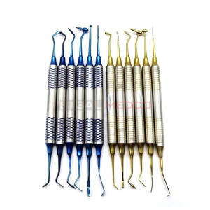 Premium 6 pièces enduit dentaire Composite remplissage Medic Instruments ensemble réparateur cavité dentaire remplissage façonnage contour - Product Image 2
