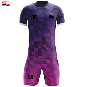 Venta al por mayor equipo personalizado sublimación uniforme de fútbol conjunto de los hombres de fútbol Jersey Club traje de entrenamiento uniforme de fútbol - Product Image 1