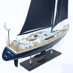 Storm 2 Collection de yachts en bois faits à la main America Cup Livraison rapide Collection nautique Fabriqué au patrimoine océanique du Vietnam - Product Image 5