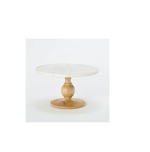 Marbre gâteau stand pour forme ronde De Mariage Partie Décoration Motif bois base pour personnalisé taille Offre Spéciale produit - Product Image 2