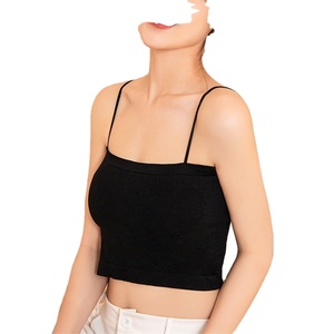 Top Deportivo de Seda de Hielo Sólido, Sin Costuras, con Relleno en el Pecho, Sexy, para Yoga, Transpirable, Antibacteriano, de Secado Rápido, para Mujer - Product Image 5