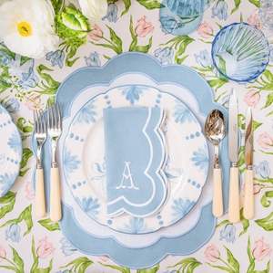 Traditional ethnic style <b>linen</b> <b>placemat</b> with embroidery work inspired by cultural designs for authentic dining table - Product Image 5