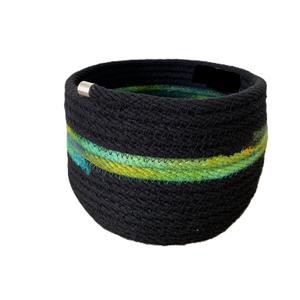 Tissé à la main macramé coton corde Boho Style multi-usages panier de rangement & Chapati panier salon ferme décor prix le plus bas - Product Image 2