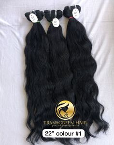 100% indien vierge donneur unique Machine Double trame 22 "couleur #1 Extension de cheveux humains ondulés exportation sur les prix de gros vendeur - Product Image 4