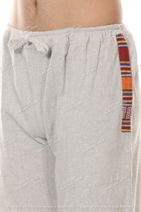 Conjunto de pijama de algodón 100% de diseño personalizado, ropa de dormir informal transpirable para hombre con bolsillo, pijamas informales con patrón tribal nepalí - Product Image 6