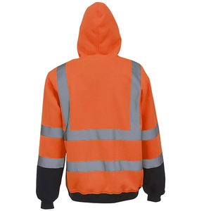 Chaleco de Alta Visibilidad al por Mayor OEM, Impermeable, Reflectante, de Malla, con Logotipo Personalizable, Transpirable, Chaqueta Publicitaria Impermeable - Product Image 2
