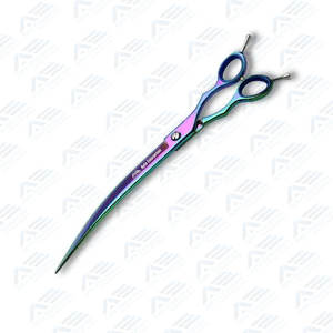 Kit de cisailles de toilettage pour chiens en acier inoxydable économique outils de nettoyage pour animaux de compagnie à usage domestique conception en arête de poisson incurvée beauté soins personnels - Product Image 5