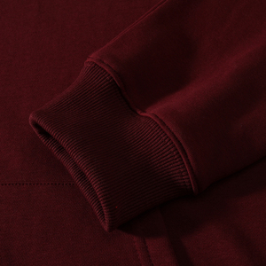 OEM Custom Manufacturers Drop Shoulder Pullover Men Hoodie 100% <b>Wool</b> Fleece Zipper-Up Casual Street Wear Winter Solid Hooded - Product Image 6