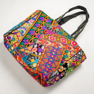 Nouveau style de sac brodé en coton Sac à main de luxe pour femmes pour le shopping cosmétique - Product Image 4