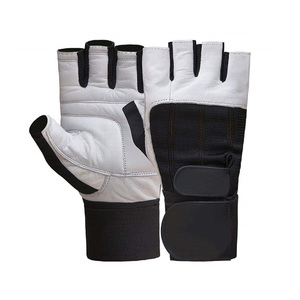 100% véritable gants de gymnastique en cuir de haute qualité unisexe Fitness entraînement soutien du poignet pour le sport et l'haltérophilie antibactérien - Product Image 3