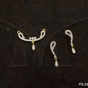 AD Pendant <b>Set</b> Elegant Traditional <b>Jewellery</b> <b>for</b> Women <b>Weddings</b> and Special Occasions Trendy AD Pendant <b>Set</b> Elegant - Product Image 1