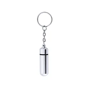 Portachiavi Personalizzato Alumpill con Portapillole, Gadget Promozionale - Product Image 1