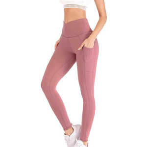 Mallas de mujer Pantalones de compresión de cintura alta Estiramiento sin costuras Atlético Fitness Entrenamiento Gimnasio Yoga Slim Fit Skinny - Product Image 4